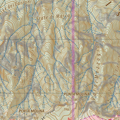 Geoforma FZE 52. Valsugana, Sella Valsugana digital map