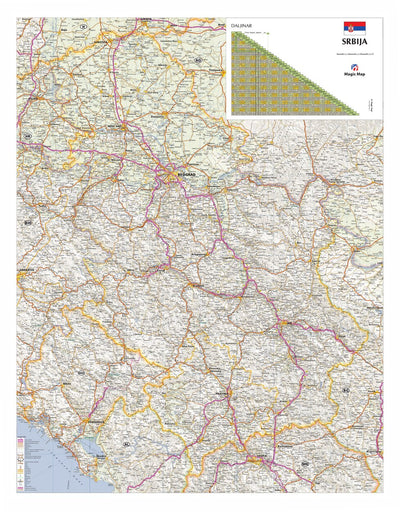 Srbija auto karta Preview 1