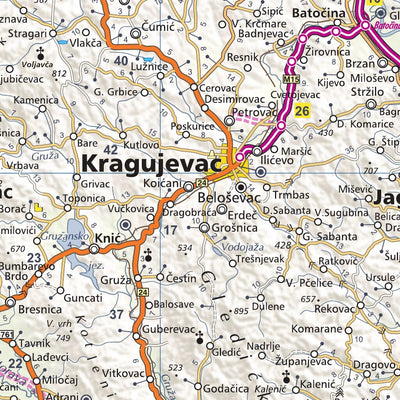 Srbija auto karta Preview 2