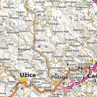 Srbija auto karta Preview 3