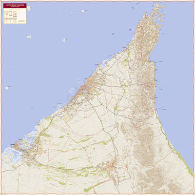 Geoforma FZE UAE North digital map