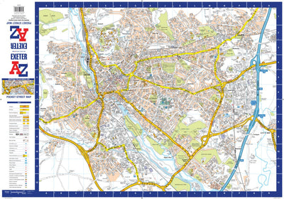 Geographers' A-Z Map Company 978-0-00-865741-3_AZ Exeter Pocket Map_interior-1 bundle exclusive