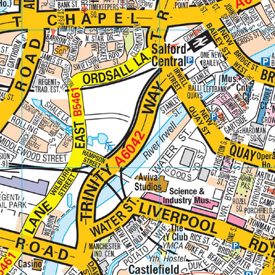 978-0-00-872546-4_AZ Manchester Pocket Map_interior-1 Preview 2