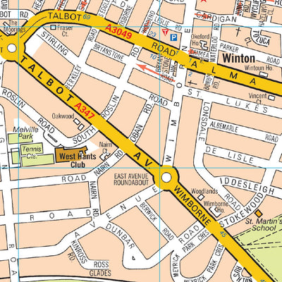 978-0-00-872547-1_AZ Bournemouth Pocket Map_interior-1 Preview 2