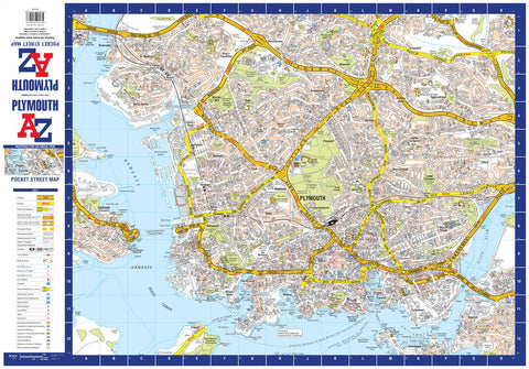 978-0-00-872548-8_AZ Plymouth Pocket Map_interior-1 Preview 1