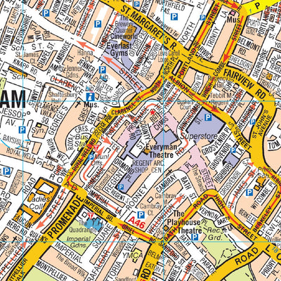 978-0-00-872549-5_AZ Cheltenham Pocket Map_interior-1 Preview 3