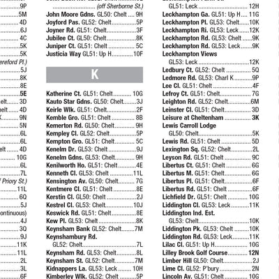 978-0-00-872549-5_AZ Cheltenham Pocket Map_interior-2 Preview 2