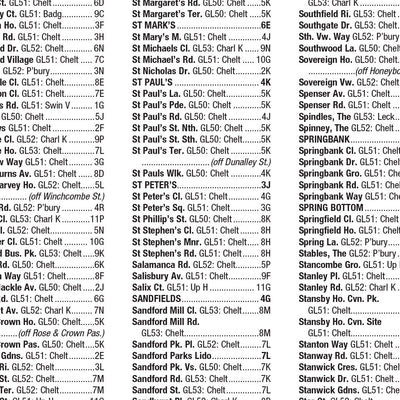 978-0-00-872549-5_AZ Cheltenham Pocket Map_interior-2 Preview 3
