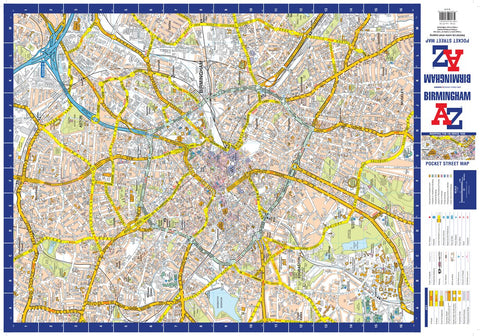 978-0-00-872550-1_AZ Birmingham Pocket Map_interior-1 Preview 1