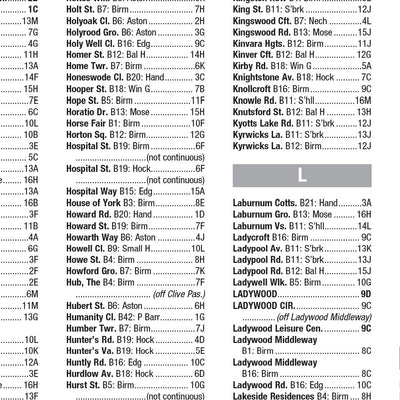 978-0-00-872550-1_AZ Birmingham Pocket Map_interior-2 Preview 2