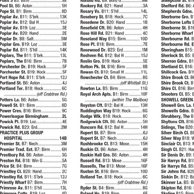 978-0-00-872550-1_AZ Birmingham Pocket Map_interior-2 Preview 3
