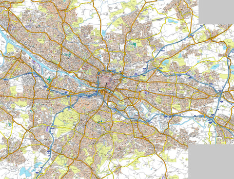 Geographers' A-Z Map Company A-Z Glasgow Premier Map digital map