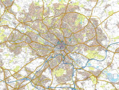 Geographers' A-Z Map Company A-Z Leeds Premier Map digital map