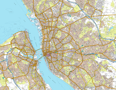 Geographers' A-Z Map Company A-Z Liverpool Premier Map digital map