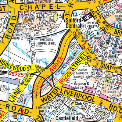 Geographers' A-Z Map Company A-Z Manchester Street Map digital map