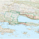 GeoPRO jdoo Pakoštane-Biograd cycling map digital map
