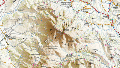 Geopsis Maps & Guides of Greece Greek Rodopi Mountain Range (5 maps) bundle