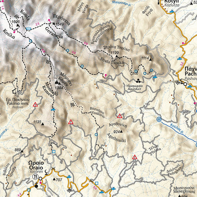 Geopsis Maps & Guides of Greece Rodopi (Rhodope) Mountains Central 1:50.000 digital map