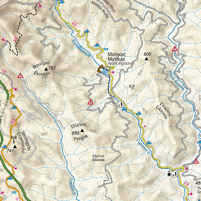 Geopsis Maps & Guides of Greece Rodopi (Rhodope) Mountains East 1: 40.000 digital map