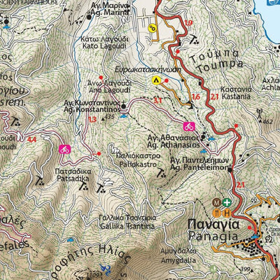 Geopsis Maps & Guides of Greece Thasos 1:55.000 digital map