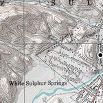 George Washington & Jefferson National Forest White Sulphur Springs digital map