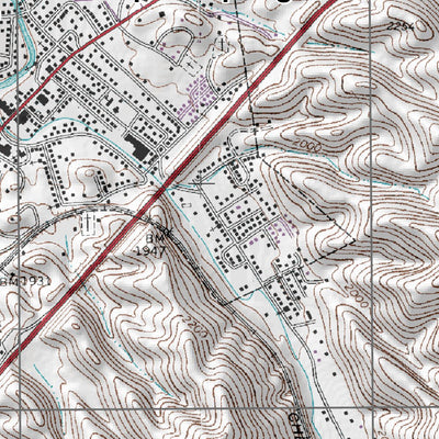 George Washington & Jefferson National Forest White Sulphur Springs digital map
