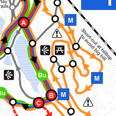 GNOAC Nordic Ski Trails Map Preview 3