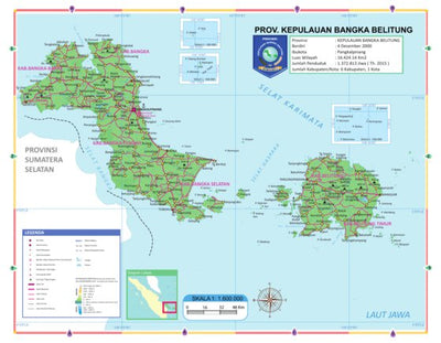 Georof Map Services Bangka Belitung digital map