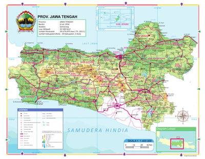 Georof Map Services Jawa Tengah digital map