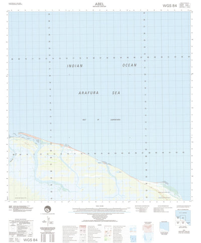 Geoscience Australia Abel (6465-4) digital map