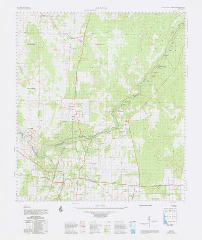 Geoscience Australia Ajana (1842) digital map