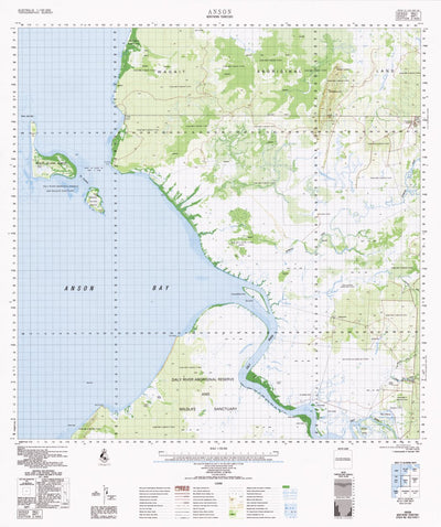 Geoscience Australia Anson (4971) digital map