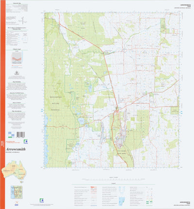 Geoscience Australia Arrowsmith (1938) digital map