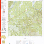 Geoscience Australia Auvergne (4966) digital map