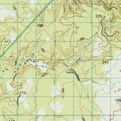 Geoscience Australia Auvergne (4966) digital map