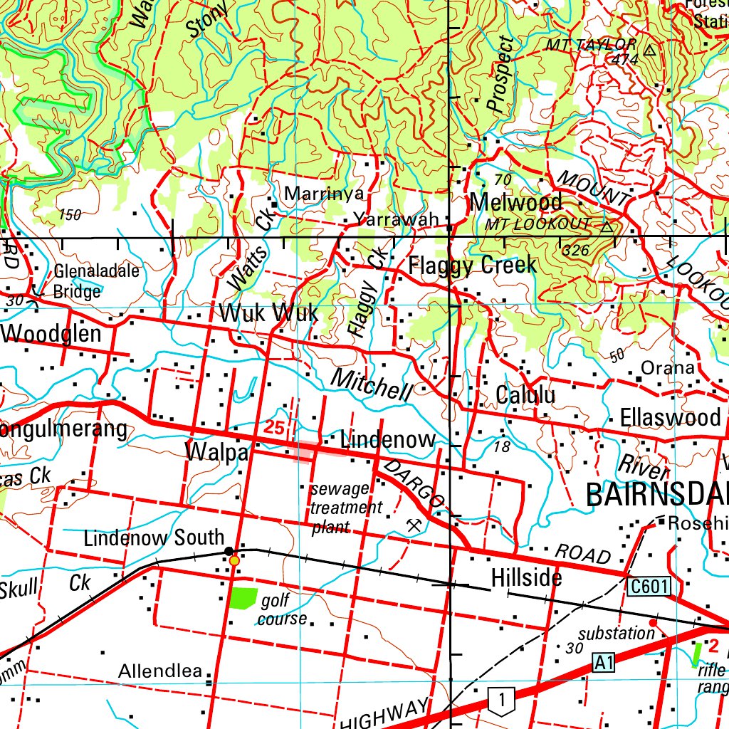 Bairnsdale Special SJ55 - 07 Map by Geoscience Australia | Avenza Maps