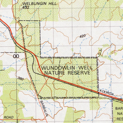 Geoscience Australia Barbalin (2536) digital map