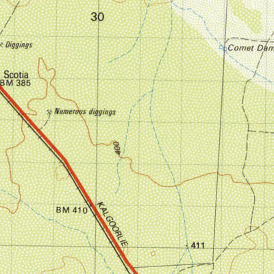 Geoscience Australia Bardoc (3137) digital map