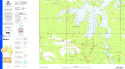 Geoscience Australia Barlee SH50 - 08 digital map
