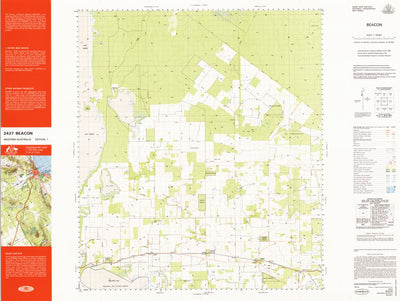 Geoscience Australia Beacon (2437) digital map