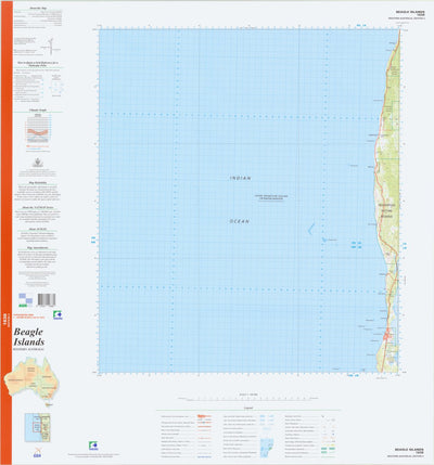 Geoscience Australia Beagle Islands (1838) digital map