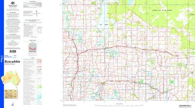 Geoscience Australia Bencubbin SH50 - 11 digital map