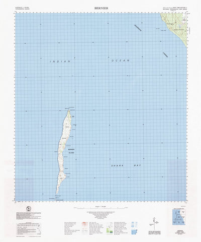 Geoscience Australia Bernier (1548) digital map