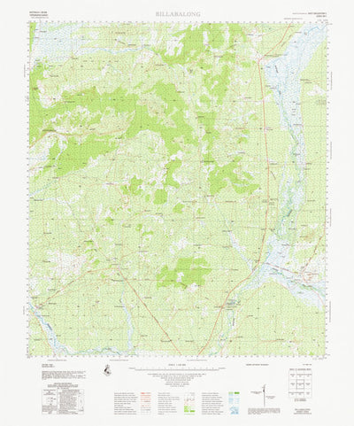 Geoscience Australia Billabalong (2043) digital map