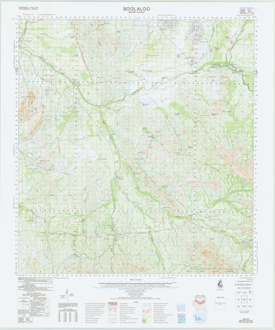 Geoscience Australia Boolaloo (2052) digital map
