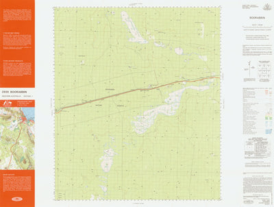 Geoscience Australia Boorabbin (2935) digital map