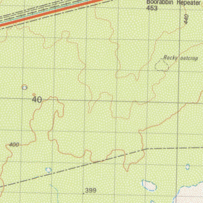 Geoscience Australia Boorabbin (2935) digital map