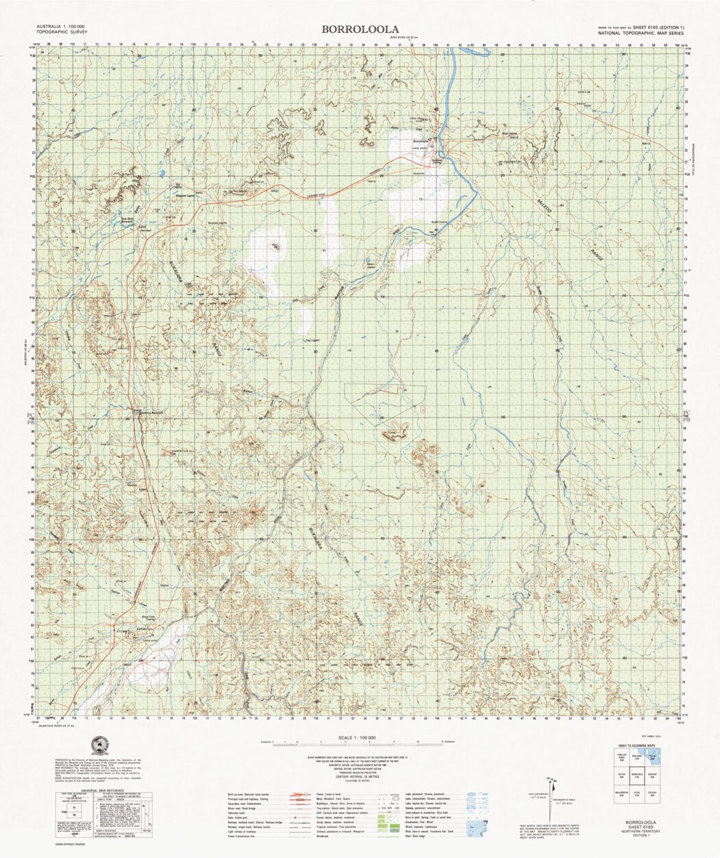 Borroloola (6165) Map by Geoscience Australia | Avenza Maps