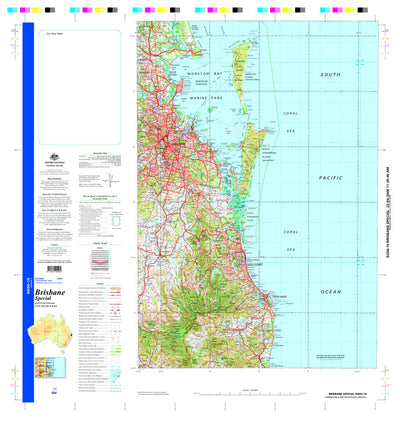 Geoscience Australia Brisbane Special - SG56-15 digital map