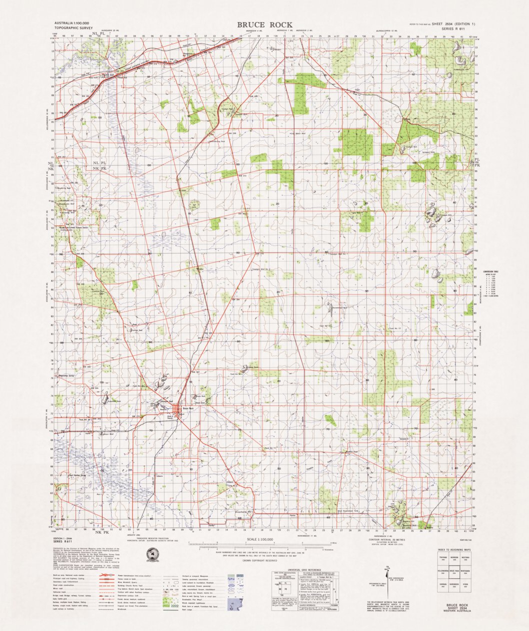 Bruce Rock (2534) Map by Geoscience Australia | Avenza Maps